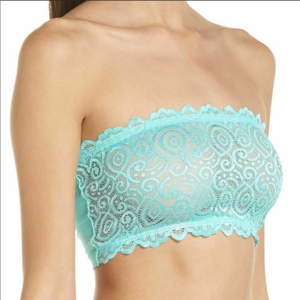 Free People Seamless Lace Bandeau Bra Daywear - Picture 2 of 11